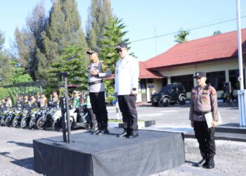 Kapolres Nanang Indra Bakti Dan PJ Bupati Haili Yoga Pimpin Apel Gelar Pasukan Ops Ketupat Seulawah 2024