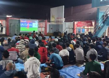Rutan Takengon Gelar Nobar Semi-final U-23 Indonesia Lawan Uzbekistan