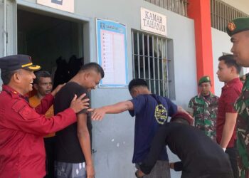 Rutan Bener Meriah laksanakan Apel Siaga 3+1 Kunci Pemasyarakatan Maju Bebas Halinar 