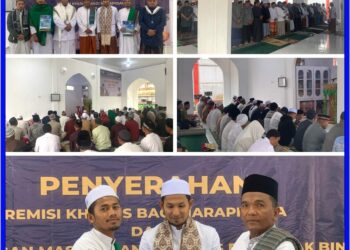Rumah Tahanan Negara Kelas IIB Bener Meriah Gelar Sholat idul Fitri 1445 H