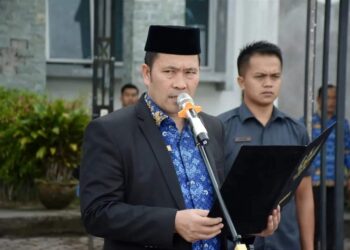 Pj. Bupati Haili Yoga Apel Perdana Pasca Libur Lebaran Idul Fitri 1445 H Bersama Seluruh Jajaran