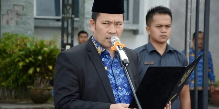 Pj. Bupati Haili Yoga Apel Perdana Pasca Libur Lebaran Idul Fitri 1445 H Bersama Seluruh Jajaran