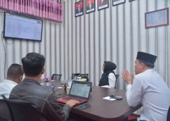 Ikuti Zoom Dengan BKKBN, Pj. Sekda Khairmansyah Sampaikan Data IBangga Bener Meriah Melebihi Target