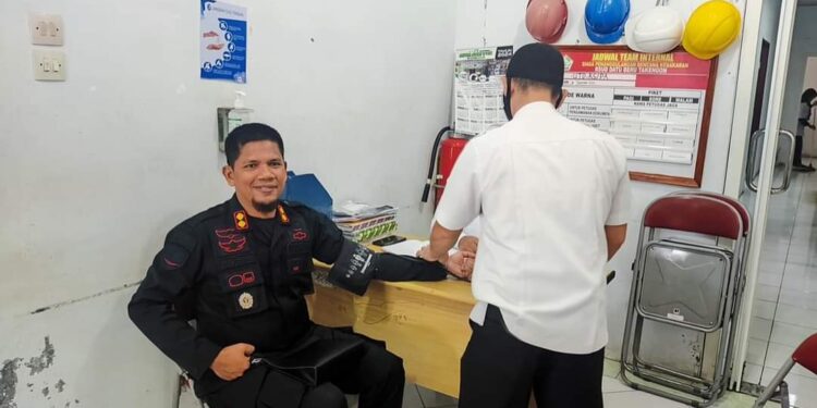 Menyambut HBP Ke-60, Rutan Takengon Gelar Donor Darah