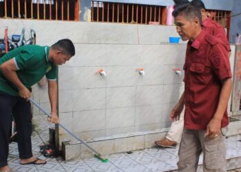 Rangkaian HBP ke-60, Lapas Kutacane Laksanakan Bersih-Bersih Lingkungan