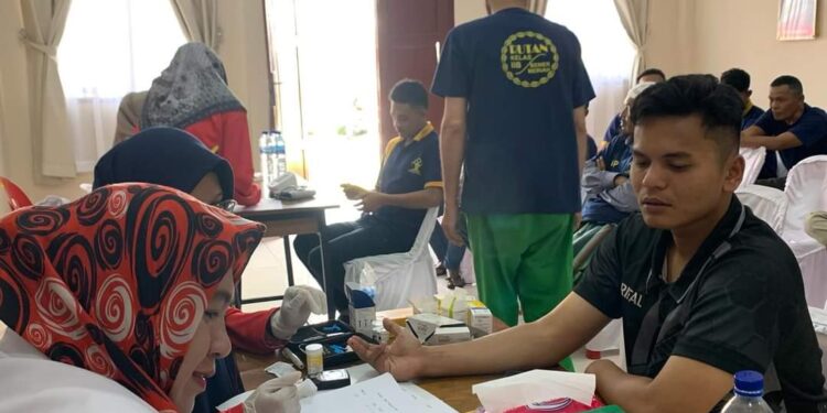 Pemeriksaan Kesehatan Bagi WBP Dan Petugas Rutan Bener Meriah 