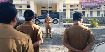 Pimpin Apel Pagi, Pj. Sekda Khairmansyah Minta Kesbangpol Jalankan Tufoksi Dengan Penuh Tanggungjawab