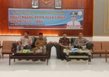 Buka Musrenbang RPJPK, Pj Bupati Aceh Timur Mahyuddin Sampaikan Ini