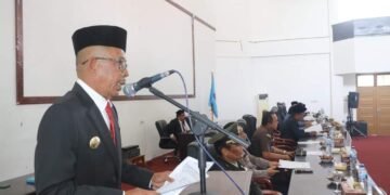 Pj Bupati Pidie Jaya Sampaikan Rancangan Qanun Dan LKPJ Bupati Pidie Jaya 2023