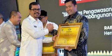 Hanya Dua Pemda Di Aceh, Pj. Bupati Bener Meriah Terima Penghargaan Dari BPKP