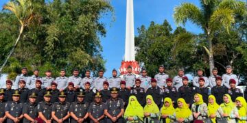 Ziarah Dan Tabur Bunga di Taman Makam Pahlawan Reje Bukit Takengon, Peringatan HBP Ke-60 Tahun 2024