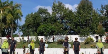 Peringati HBP Ke 60, Rutan Bener Meriah Gelar Tabur Bunga Di TMP Takengon