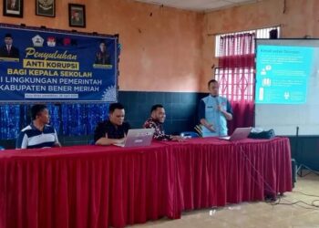 Plt. Asisten 1 Buka Penyuluhan Anti Korupsi Bagi Kepala Sekolah Di Lingkungan Pemkab Bener Meriah