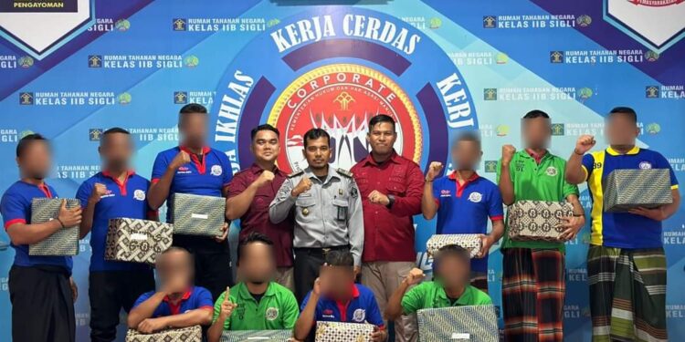 Pembagian Hadiah Dan Apresiasi Mewarnai Penutupan Porsenap HBP Ke-60 Di Rutan Sigli