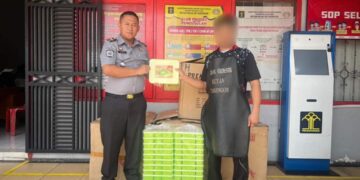 Optimalkan Pelayanan Makanan WBP, Rutan Takengon Bagikan Ompreng Baru