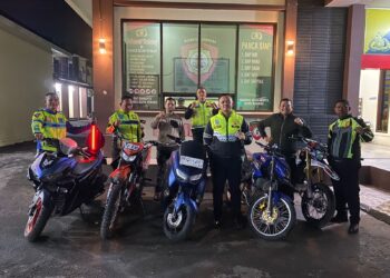 Lagi Lagi, Satlantas Polres Aceh Tengah Amankan 6 Sepeda Motor Knalpot Brong Dalam Patroli Balap Liar