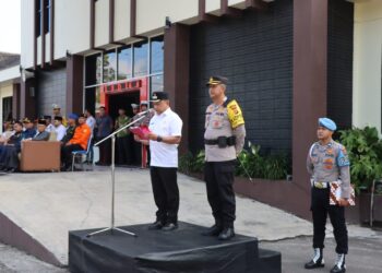 Polres Aceh Tengah Laksanakan Apel Gelar Pasukan Operasi Ketupat Seulawah 2024
