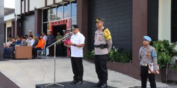 Polres Aceh Tengah Laksanakan Apel Gelar Pasukan Operasi Ketupat Seulawah 2024