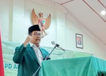 Ketua Pengurus Wilayah Al Washliyah Prof Dr Ridwan Nurdin MCL Mengisi Khutbah Shalat Idul Fitri 1445 hijriah Di Aceh Tengah