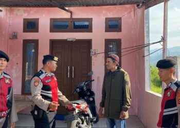 Antisipasi Guantibmas Saat Mudik Lebaran, Tim Patroli Presisi Samapta Polres Aceh Tengah Patroli Rumah Kosong 