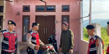 Antisipasi Guantibmas Saat Mudik Lebaran, Tim Patroli Presisi Samapta Polres Aceh Tengah Patroli Rumah Kosong