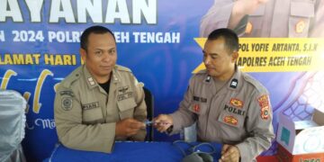 Si Dokkes Polres Aceh Tengah Cek Kesehatan Petugas Pos Pam Dan Pos Yan Lebaran