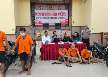 Polres Kota Langsa Berhasil Tangkap Dua Spesialis Curanmor Asal Deli Serdang 