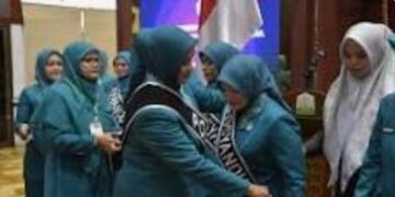 Cut Rezky Handayani Dikukuhkan Jadi Pj Ketua Pembina Posyandu Aceh Besar