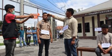Satreskrim Polres Aceh Tengah Gelar Rekonstruksi Penganiayaan Pelajar Berujung Maut