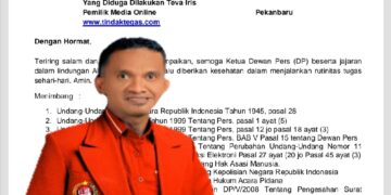Diduga Langgar UU Pers, DPP AMI Segera Laporkan Teva Iris Ke Mapolda Riau