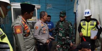 Untuk Menciptakan Situasi Aman Dan Kondusif Kota Lhokseumawe, TNI – Polri Patroli Bersama Satpol PP