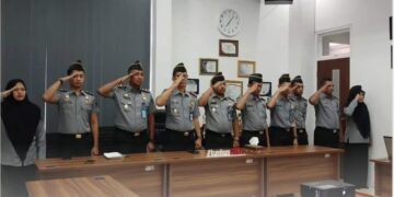 Kantor Imigrasi Takengon Mengikuti Apel Kesiapan Pengamanan Hari Idul Fitri 1445 H