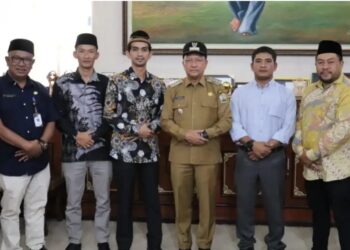Silaturahmi Dengan Komisioner KIP Aceh Tengah, Pj Bupati T Mirzuan Siap Sukseskan Pemilukada 2024