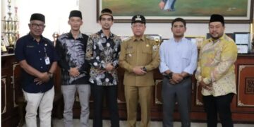 Silaturahmi Dengan Komisioner KIP Aceh Tengah, Pj Bupati T Mirzuan Siap Sukseskan Pemilukada 2024