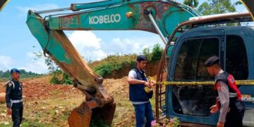 Polres Nagan Raya Gelar Patroli Gabungan Untuk Tertibkan Tambang Ilegal