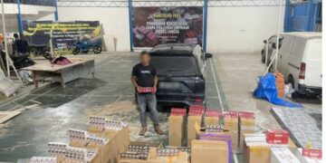 Bea Cukai Langsa Gagalkan Penyelundupan Ratusan Ribu Batang Rokok Ilegal