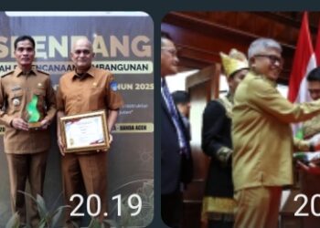 Kota Langsa Berhasil Meraih Penghargaan Anugerah Perencanaan Prof. A. Majid Ibrahim Ke X Kategori Kota Terbaik Satu