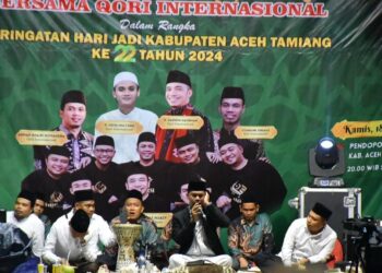 PARADE HAFLAH QUR’AN JADI PESONA PUNCAK PERINGATAN HUT ACEH TAMIANG KE 22