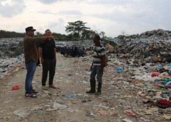 Pj Walikota Lhokseumawe A.Hanan Meninjau Tempat Pembuangan Akhir Sampah