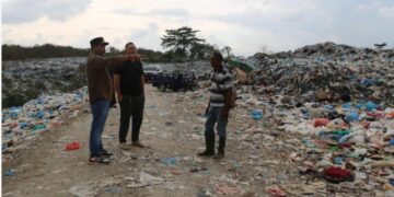 Pj Walikota Lhokseumawe A.Hanan Meninjau Tempat Pembuangan Akhir Sampah