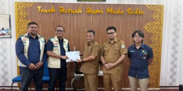 Menyahuti Imbauan Pj. Bupati Aceh Tamiang, Sejumlah Perusahaan Menyetorkan zakat Ke Baitul Mal