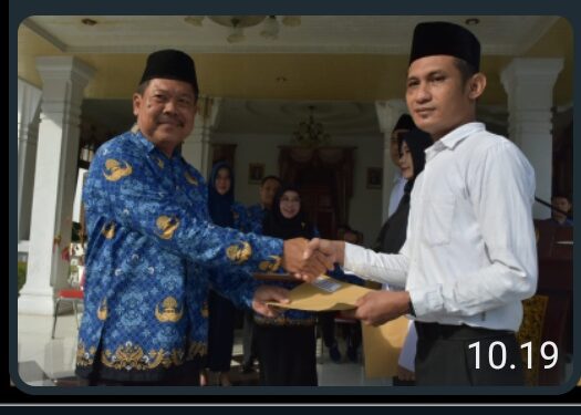 Pengambilan Sumpah Dan Penyerahan SK Pengangkatan Pegawai Pemerintah Dengan Perjanjian Kerja Formasi Tahun 2023