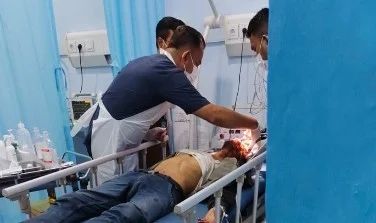 Dua Pria di Langsa Luka Bacok Diduga ODGJ