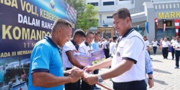 Puncak Peringatan HUT Ke-6 Koarmada III, Gelar Olahraga Bersama Dan Panggung Hiburan