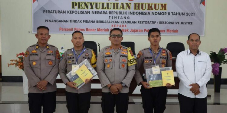 Wujudkan Polisi Yang Presisi, Polres Bener Meriah Laksanakan Kegiatan Penyuluhan Hukum
