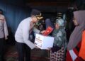 Kapolres AKBP Nanang Indra Bakti Salurkan Bantuan Kepada Korban Kebakaran Di Bahgie Bertona Bener Meriah 