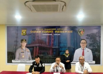 Ditreskrimum Polda Sumsel Merilis Kasus Tindak Pidana Kekerasan Seksual Tersangka Mantan Oknum Dokter RS BMJ