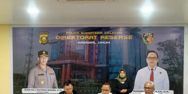 Ditreskrimum Polda Sumsel Merilis Kasus Tindak Pidana Kekerasan Seksual Tersangka Mantan Oknum Dokter RS BMJ