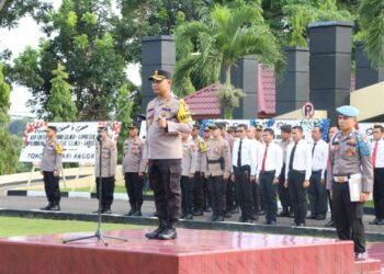 Kapolres Kuansing AKBP Pangucap Priyo Soegito Pimpin Langsung Sertijab Kabag, Kasat Dan Kapolsek