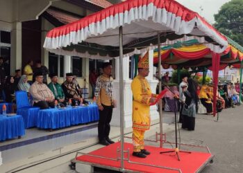 Semarak Kerawang Gayo Menghiasi Upacara Hardiknas Aceh Tengah Tahun 2024
